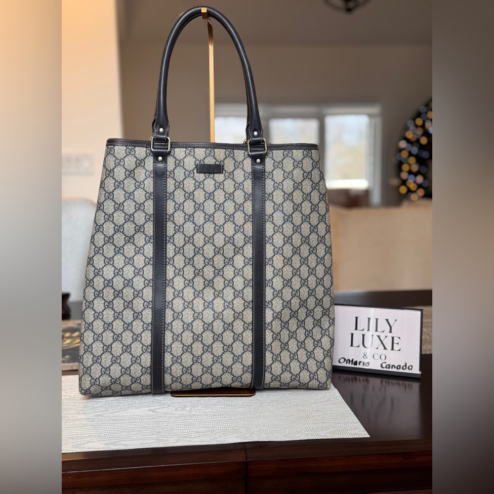 Gucci GG Supreme Joy Vertical Tote Bag - Pre Owned